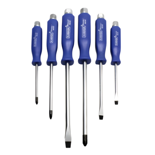 JUEGO DESARMADOR DE GOLPE 6 PZS PVC KAMASA